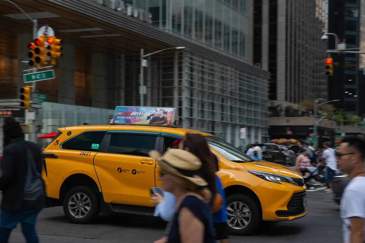 2K Games campaign on a Firefly static top vehicle in New York, 2023