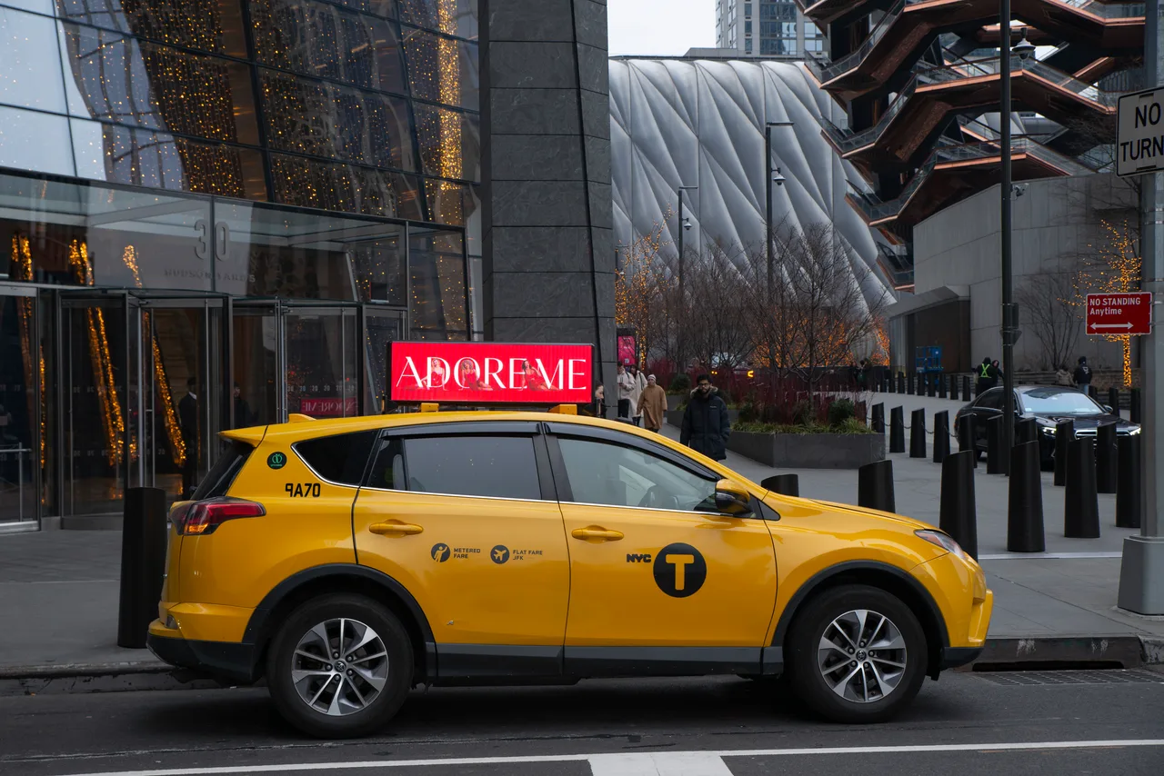 Adore Me campaign on a Firefly digital top vehicle in New York, 2024