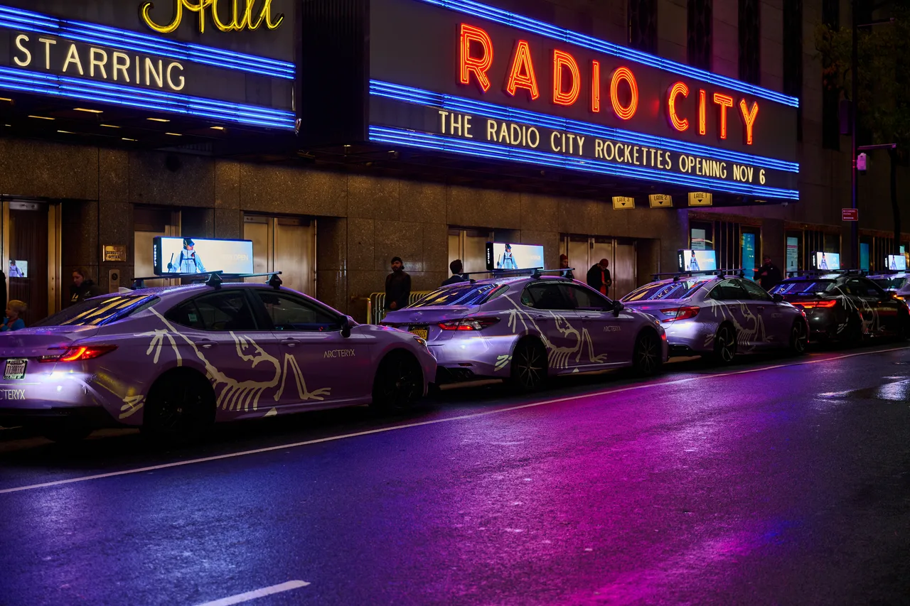 Arc campaign on a Firefly 360 wrap + digital top vehicle in New York